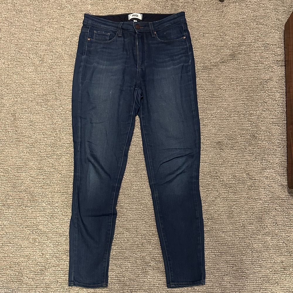 PAIGE Dark Indigo Women's Skinny Jeans